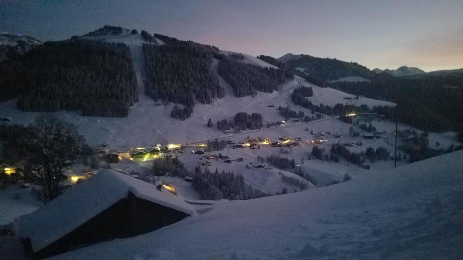 Demi Chalet Le Lachat Notre-Dame-de-Bellecombe Exterior foto